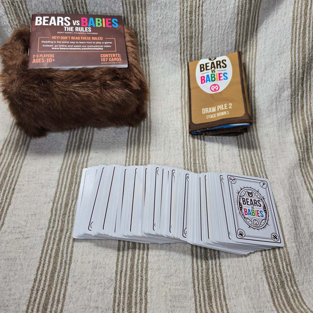 Bears vs Babies Furry Box Ed by Exploding Kittens Card Game Like New Adult Fun - Picture 2 of 11